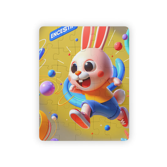"Boundless Bunny 3D Puzzle: Full of Energetic Fun!" - Puzzle
