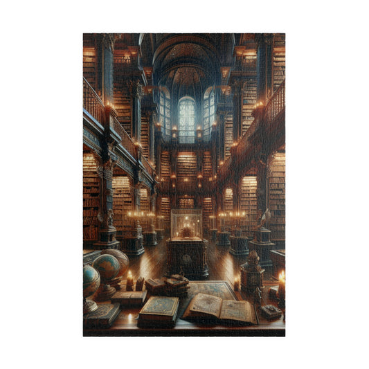 "Enigma of Arcana: Magical Library Puzzle" - Puzzle