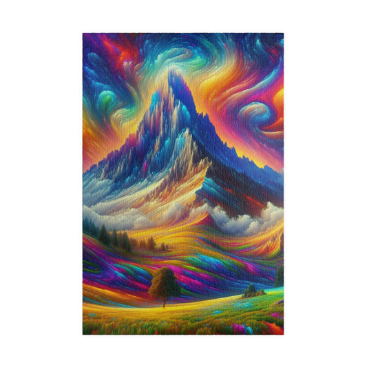 "Psychedelic Peaks Puzzle" - Puzzle